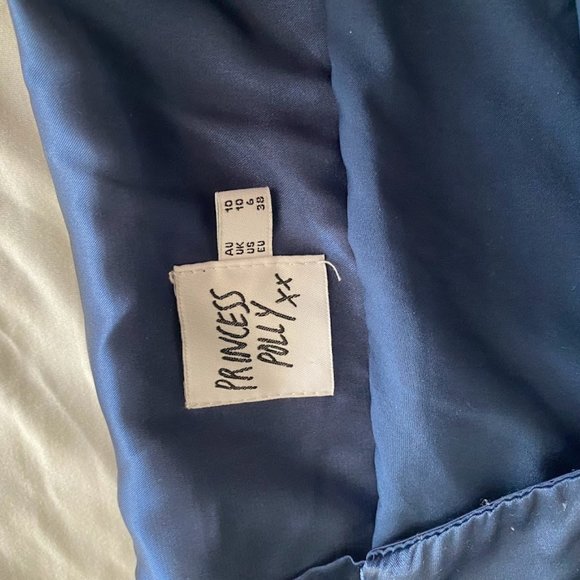 Princess Polly SHAYA STRAPLESS MINI DRESS NAVY - Picture 4 of 4